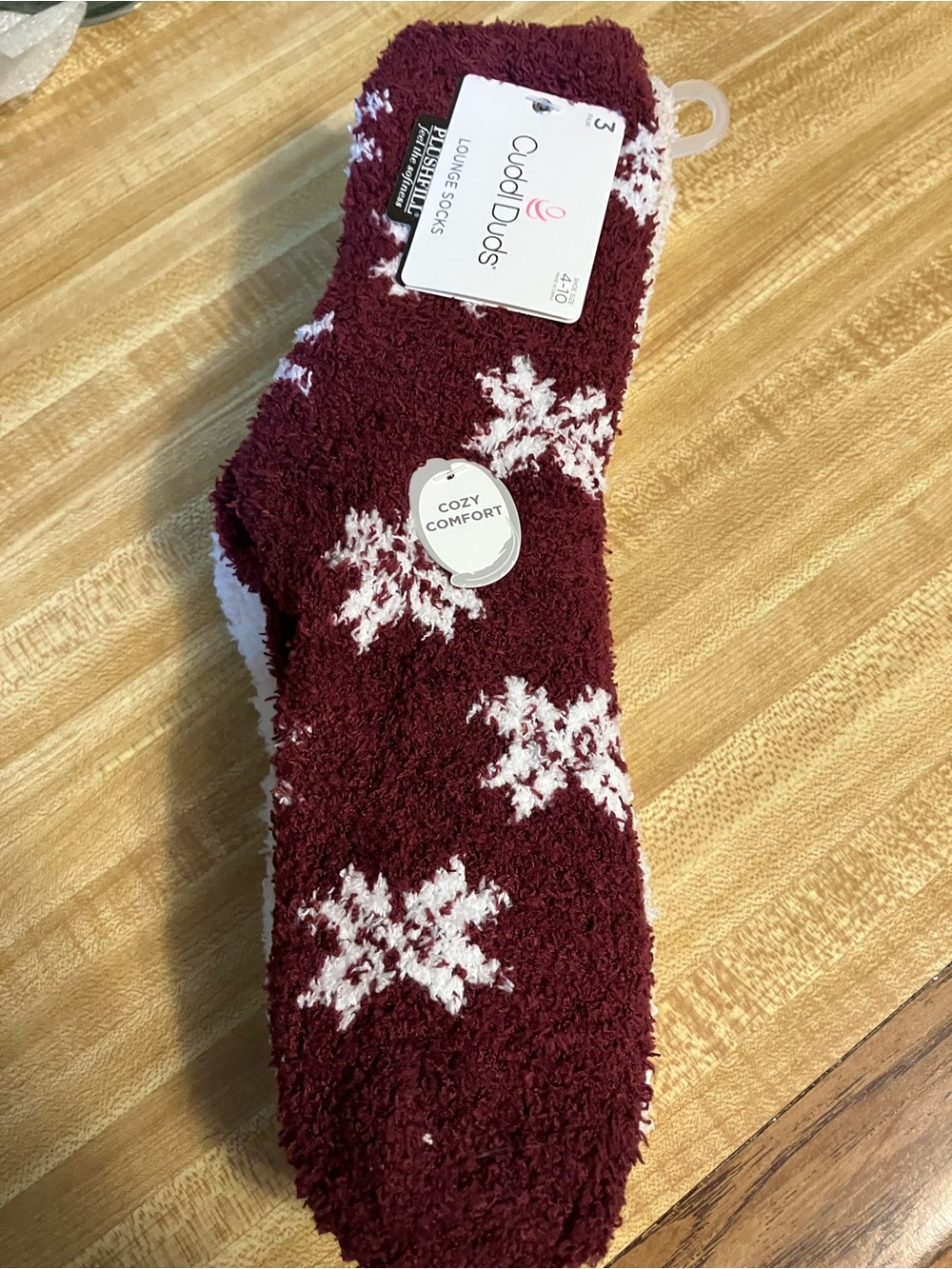 🌸Cuddl Duds Cozy Socks - 3 Pack